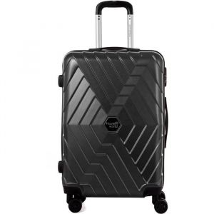 Image de Travel World Valise trolley - ABS - 4 Roues - XL - 70 cm - Gris