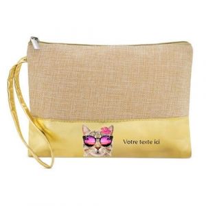 Poc tte Trousse Dore Maquillage Stylo Poc tte Trousse Chat Lunettes