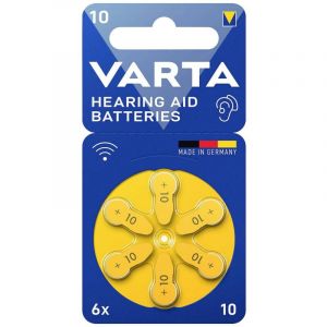 Varta Pile bouton ZA 10 1.4 V 6 pc(s) zinc-air Hearing Aid Batteries 10 Bli 6