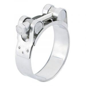 Serflex Colliers de serrage à tourillons acier zingué largeur 18mm serrage 26-28mm avec vis M6x50mm boîte de 25 colliers