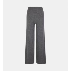 Galeries Lafayette Pantalon large femme cachemire Zalcov Gris - Couleur Gris - Taille M