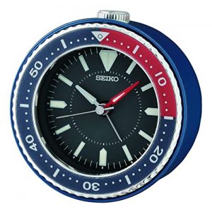 Seiko R&eacute;veil en Plastique Bleu QHE184E