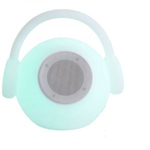 Enceinte d'extérieur lumineuse LED portative