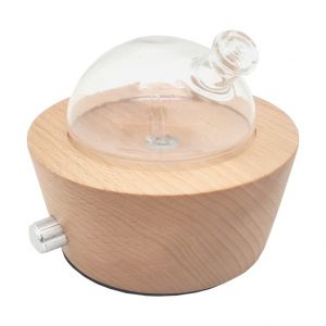 Image de Florame Diffuseur d'huiles essentielles par N&eacute;bulisation - Bois et verre