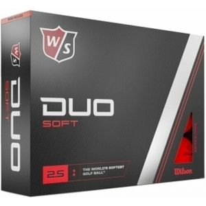 Wilson Duo Soft Balles de Golf Unisex, Rouge, Regular