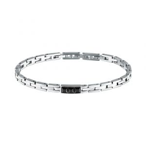 Morellato Bracelet pour homme en Acier serti de zircon - 0.020 g - taille : 183CM - SABH41