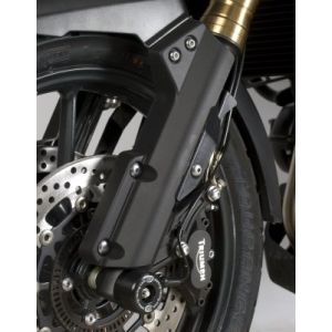 Image de R&G Tampons de protection de fourche Racing noirs Triumph Tiger 1200 E