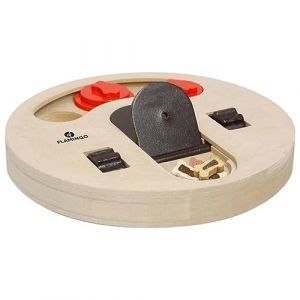 Karlie Flamingo Wooden Brain Train Hélios Jouet pour Chien 23 cm