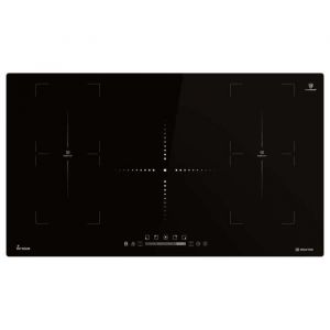 Plaque Induction 90 cm | 9,8 kW | 5 Zones de cuisson | 9 niveaux de puissance | Contrôles Tactiles | Minuterie | IH89005FZ