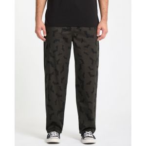 Volcom Pantalon À Taille Élastique J.J. Villard - Rinsed Black - Taille XL