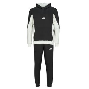 Adidas Survêtement Sportswear Fleece Colorblock noir pur blanc - S