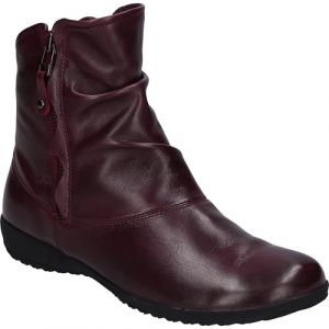 Josef Seibel Bottines pour Femmes - Naly 24 - Cuir - Fermeture Zip - Talon Plat