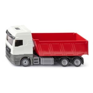 Siku 3518 Camion Benne Man, 1:50, m&eacute;tal/Plastique, Rouge/Blanc, Camion Jouet pour Enfants, Benne basculante, Construction Robuste