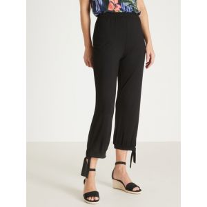 Daxon Pantalon by - Pantacourt esprit sarouel maille fluide