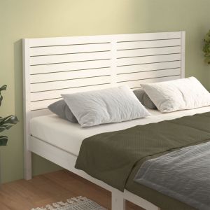 VidaXL Tête de lit Blanc 166x4x100 cm Bois massif de pin 819031