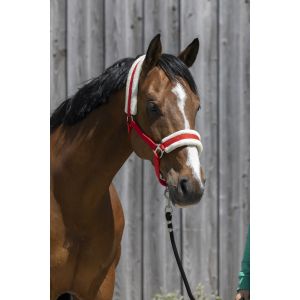 Riding World Licol pour cheval en mouton synthétique