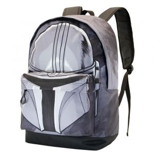 Image de Karactermania The Mandalorian Helmet Sac à dos HS FAN, One Size Gris