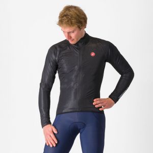 Castelli Squall Shell Jacket - Veste v&eacute;lo homme Light Black / Silver Gray 3XL