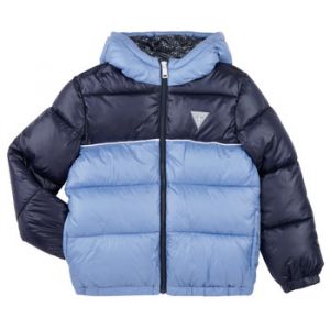 Guess Doudounes enfants PADDED HOODED LS JACKET W/ZIP Bleu - Taille 8 ans,10 ans,12 ans,14 ans,16 ans