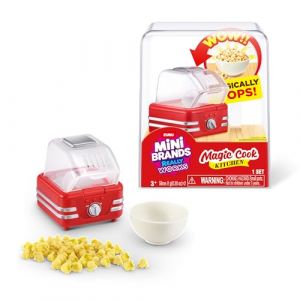 Mini Brands Really Works Magic Cook Kitchen Capsule S&eacute;rie 1 (Machine &agrave; Pop-corn) de ZURU, &Eacute;lectrom&eacute;nager Miniature qui Fonctionne Vraiment