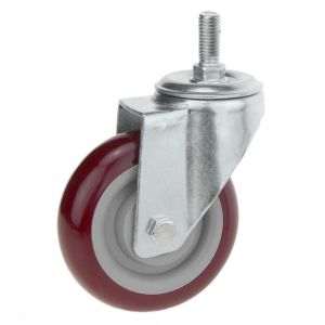 PrimeMatik Roue pivotante industrielle sans frein 100 mm M12