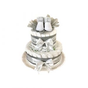 Image de C Comme Cadeau G&acirc;teau de couc s et ses chaussettes grises Gris