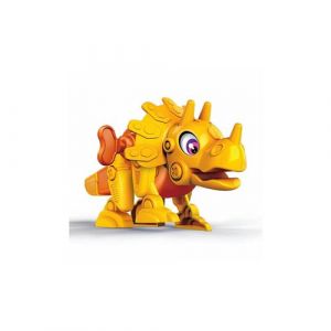Clementoni 19332 Science Robotics-Dino Bot Construire, Atelier Robotique, Modèle Dinosaure Triceratop, STEM, Jeu Scientifique 5 Ans, Fabriqué en Italie, Couleur Italienne, 19332