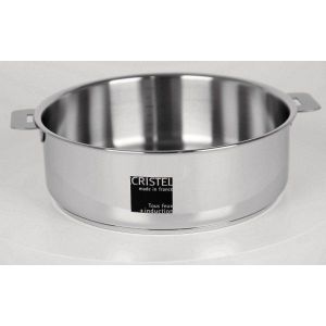 Cristel S24QMP - Sauteuse inox Casteline Amovible 24 cm