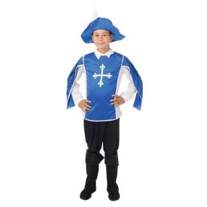 Déguisement Mousquetaire Enfant PtitClown - Bleu - Marque PtitClown - Pour Carnaval - Mixte - A partir de 5 ans