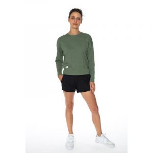 Snap Pocket T-shirt LS - T-shirt femme Khaki S