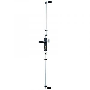 Image de Tirard & Burgaud Serrure multipoints Multireverso TIRARD pour volet et porte garage - Alu blanc - Carré 7 Profil EU - WG591010Q