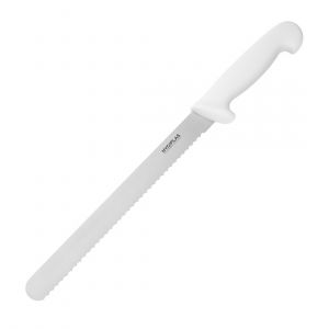 Hygiplas Couteau à trancher denté blanc 255mm