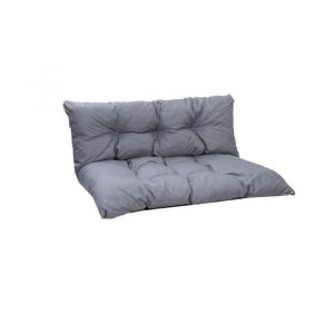 Setagrden Coussins de banc Coussins de canapé 1 à 4 places Coussins de banc Coussins de jardin Coussins de banc intérieur / extérieur Gris 180x60x50cm