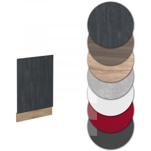 Vicco - Fa&ccedil;ade R-Line, B&eacute;ton noir, 45 cm sans plan de travail