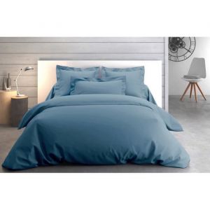 Anne de Sol&egrave;ne Housse de couette Uni Orage Percale 240 x 220 Orage Vexin