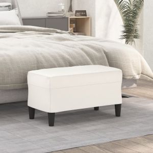 VidaXL Banc Crème 70x35x41 cm Similicuir