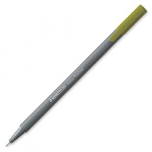 Staedtler Triplus FineLiner 334 - Feutre Pointe SuperFine 0,3 mm Vert Olive