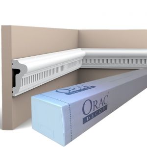 Orac P6020 Cimaise murale Decor - 6,5x3x200cm (h x p x L) - moulure décorative polyuréthane Carton complet