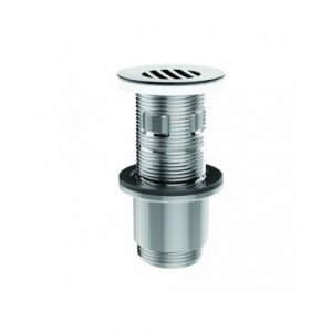 Valentin Bonde lavabo universelle &agrave; grille avec ou sans trop plein H100 mm recoupable