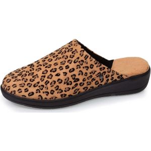 Isotoner Chaussons Chaussons mules talon Femme L&eacute;opard