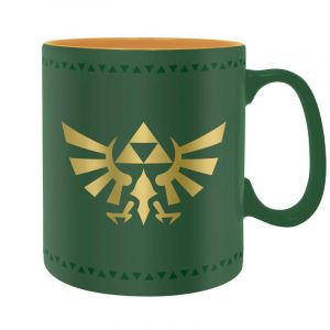 The Legend Of Zelda - Hyrule Insignia - Mug - vert - Onesize - C&eacute;ramique