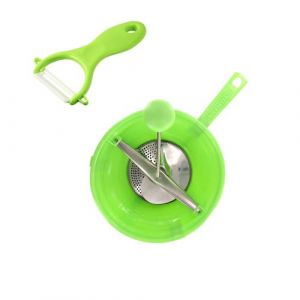 Fackelmann Ensemble de 2 ustensiles spécial purée avec éplucheur et moulin à légumes ref 9982550