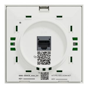 Schneider Electric Odace POINT ACCES WIFI BIBANDE POE 8W, WIFI 4&5 AC2, 1GBIT RJ45, BLANC