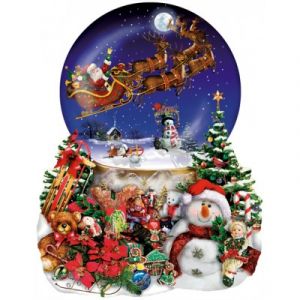 Sunsout Lori Schory - Santa's Snowy Ride