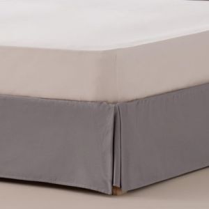Housse de canapé en coton de 30 cm de haut gris 100x200 cm