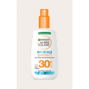 Garnier Ambre Solaire Invisible Protect Sun Protection Spray SPF30 Invisible Finish Sun Cream Spray 150ml