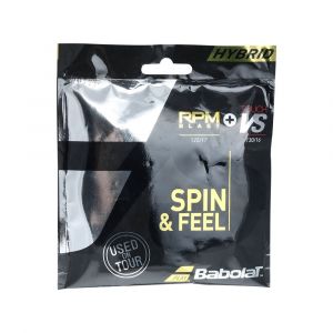 Image de Babolat Hybrid Rpm Blast 125+vs 130 12 M 1.25 mm / 1.30 mm Black - Black - Taille 1.25 mm / 1.30 mm