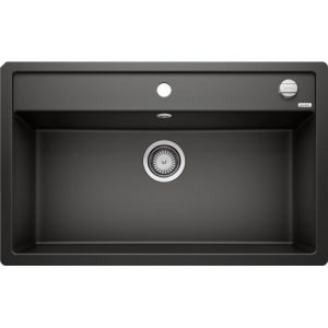 Blanco Evier Dalago 8-F 525878 815x510 mm Noir à fleur de plan