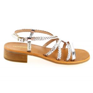 Les Trop&eacute;ziennes par M. Belarbi Sandales HOTRESSA - Couleur 41 - Taille Argent&eacute;