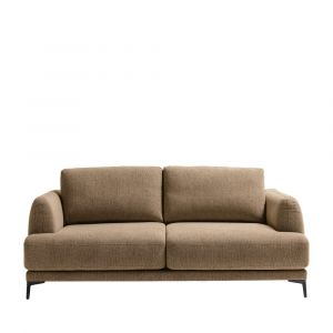 DRAWER Canapé convertible ouverture express 3 places en tissu - Caramel